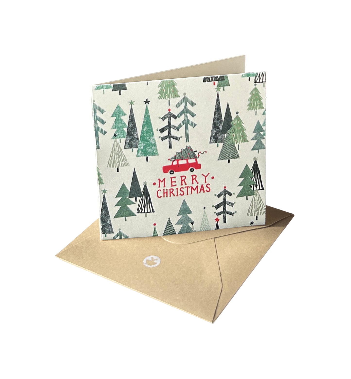 Natale - biglietto Alberi