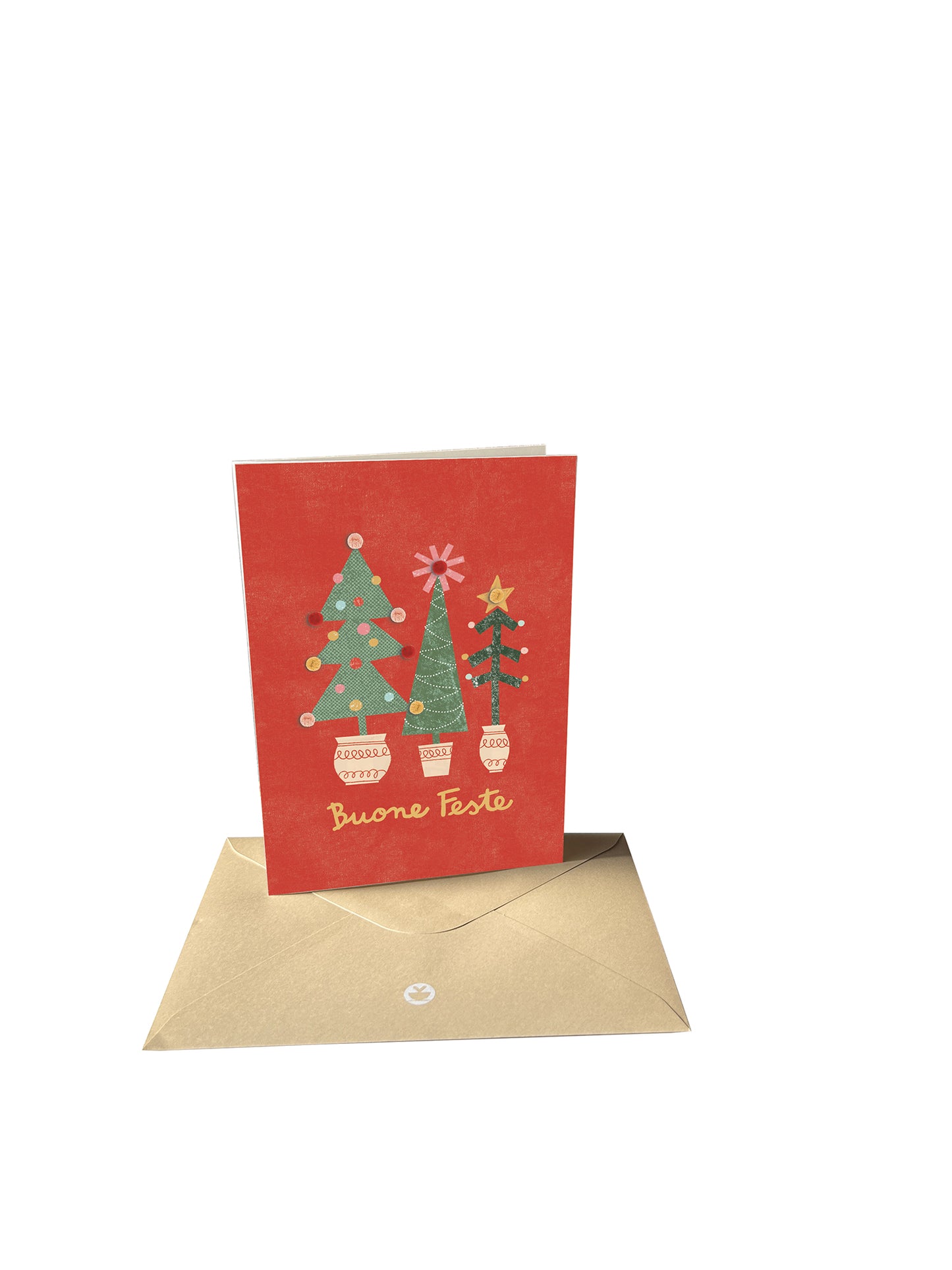 Natale - biglietto 3 Alberi