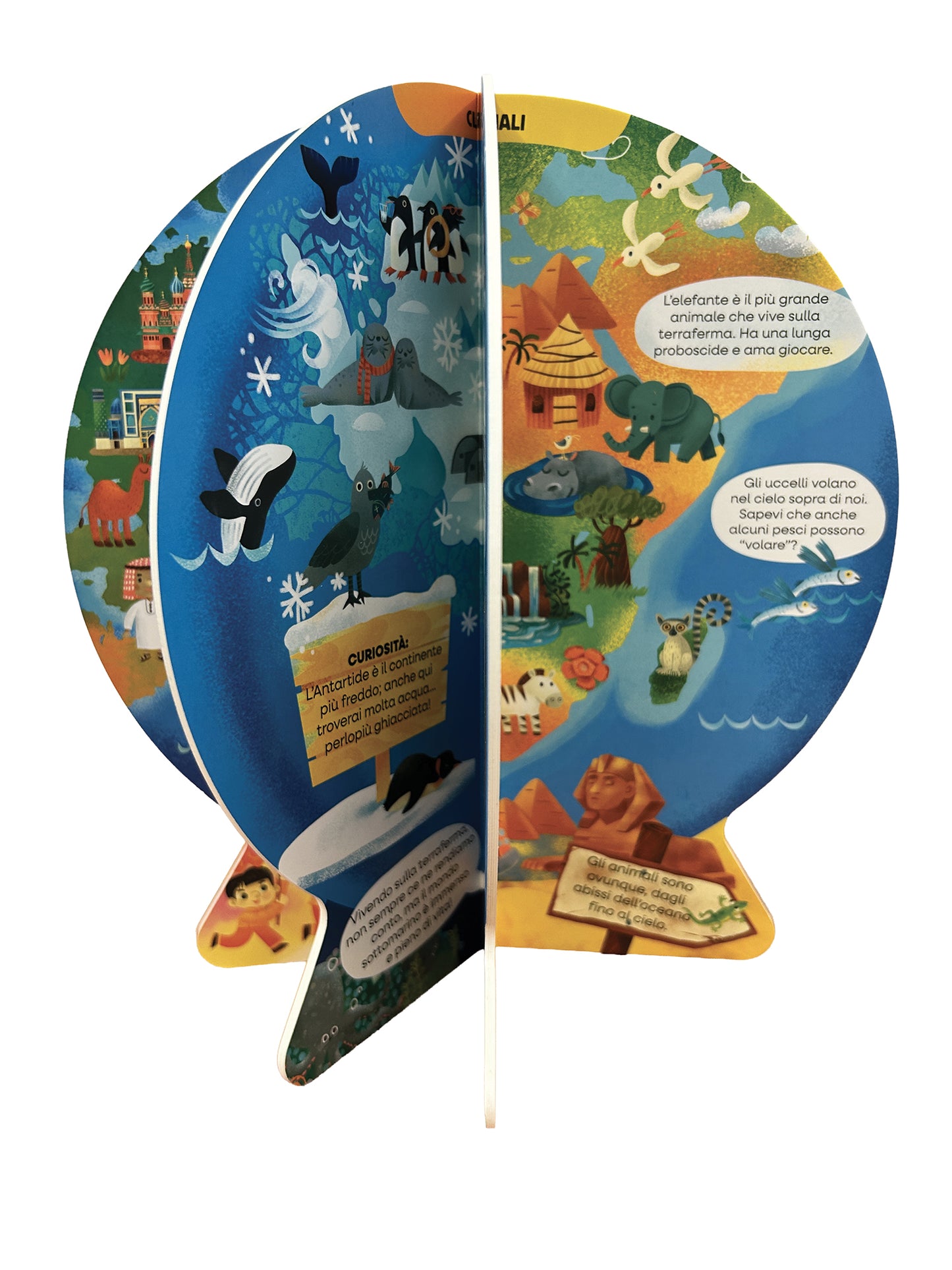 Il Mondo::Il mio primo libro mappamondo