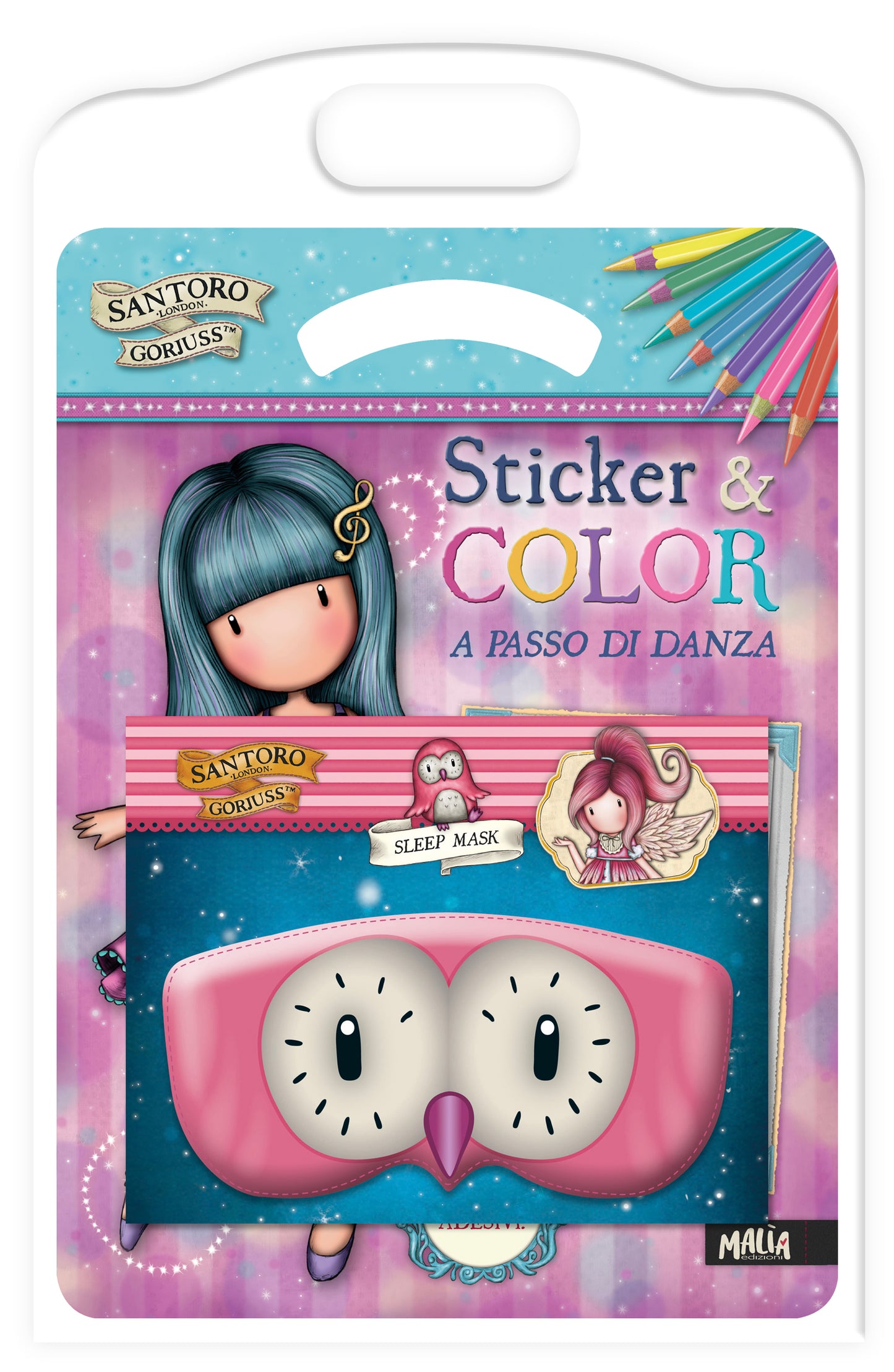 Gorjuss. Activity con gadget. A Passo di Danza + Sleep Mask Gufo