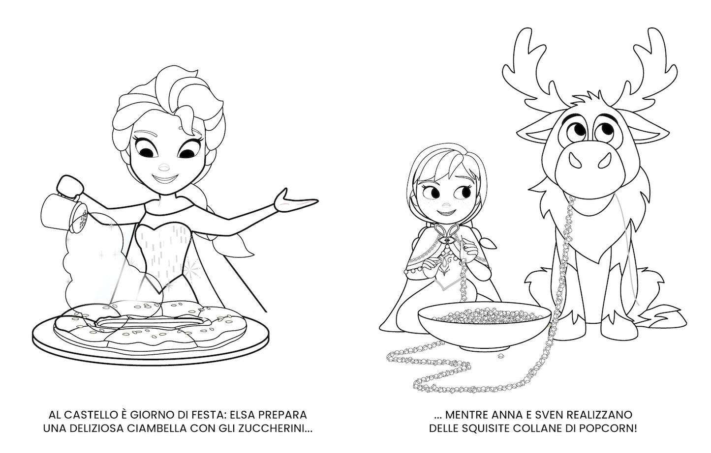 Frozen Mini Staccattacca e colora Cute Stickers::Più di 60 adesivi