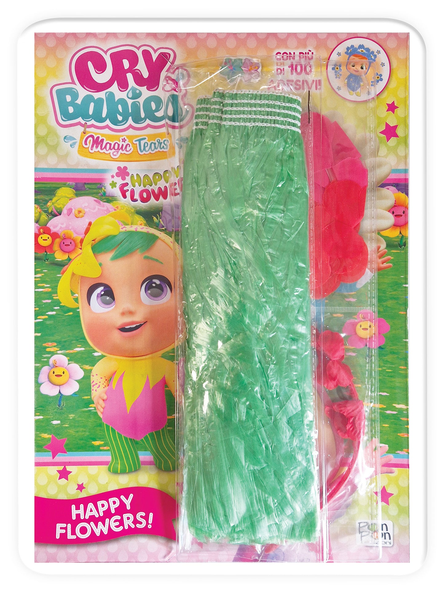 Cry Babies. Activity con gadget. Happy Flowers + Hawaiian set