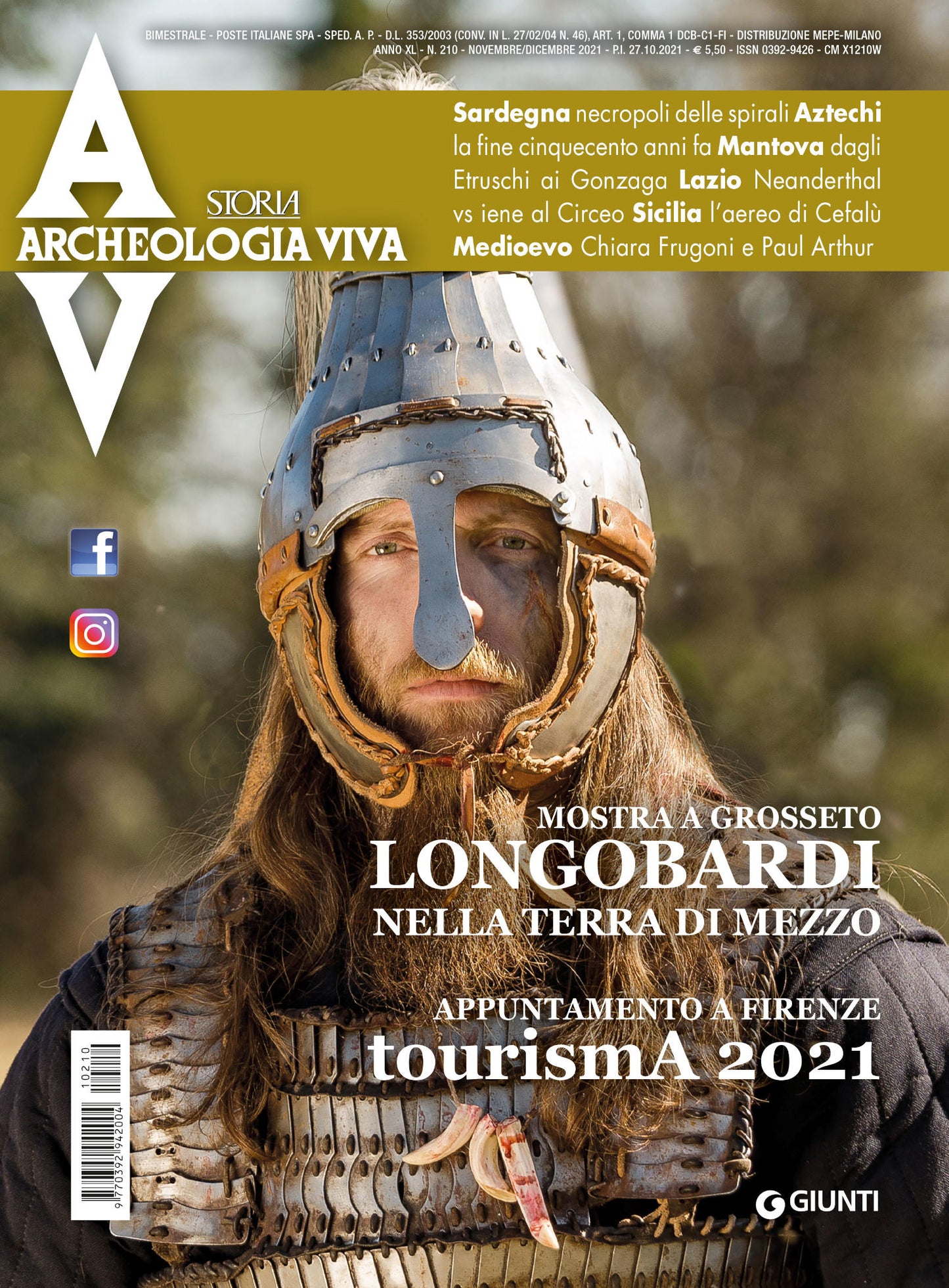 Archeologia Viva n. 210 - novembre/dicembre 2021::Rivista bimestrale