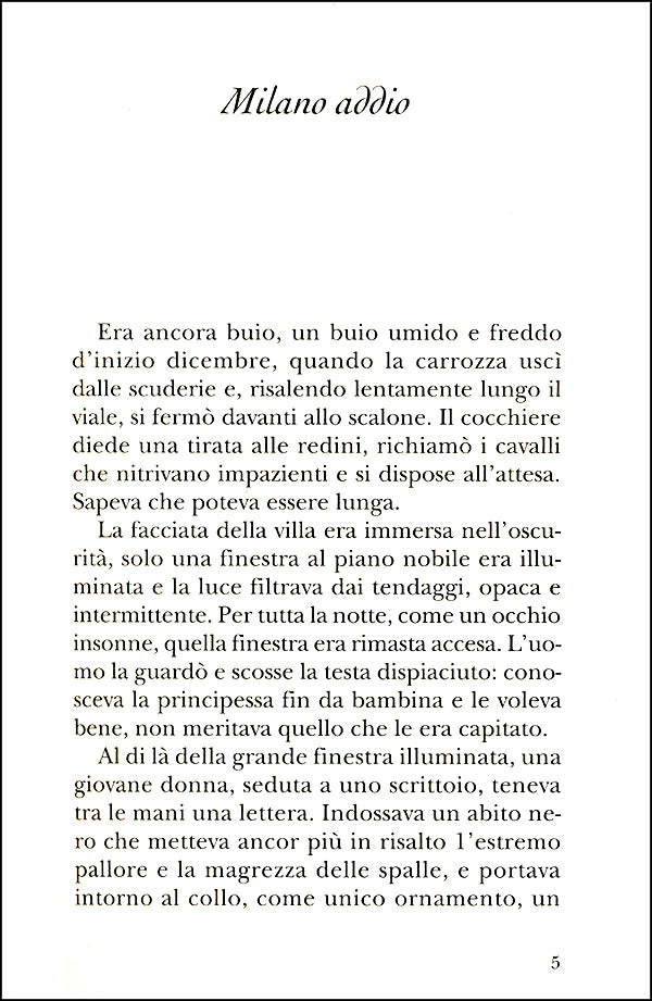 Il sogno di Cristina::La principessa di Belgioioso