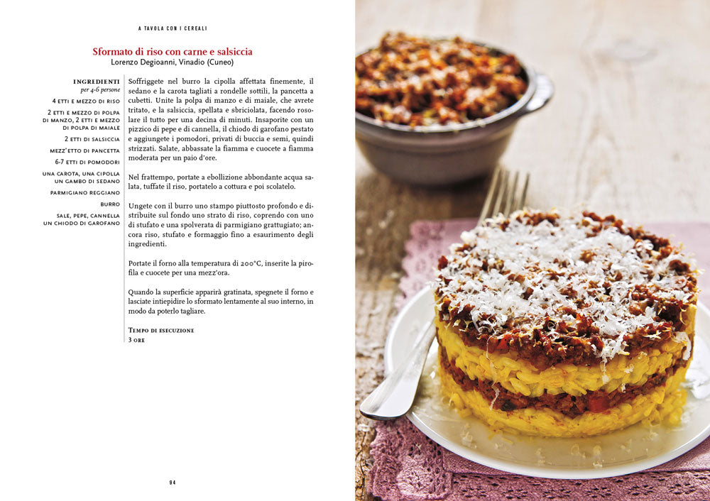 A tavola con i cereali::110 ricette della tradizione
