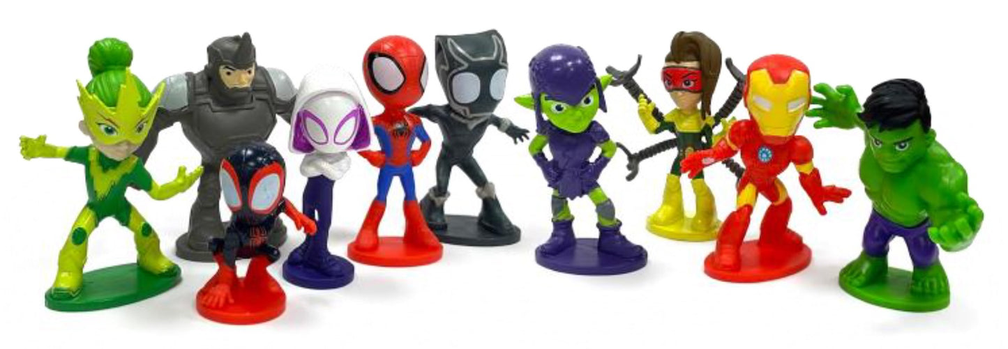 Spidey Maxi Box::Con 10 personaggi 3d, un libro e un maxi poster gioco
