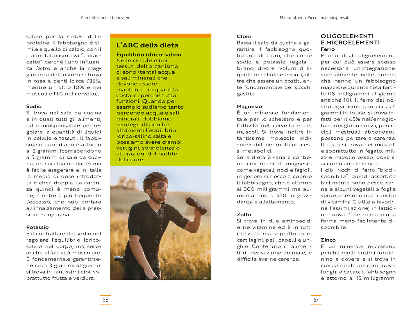 Alimentazione e benessere::Nutrirsi bene per una vita sana e attiva