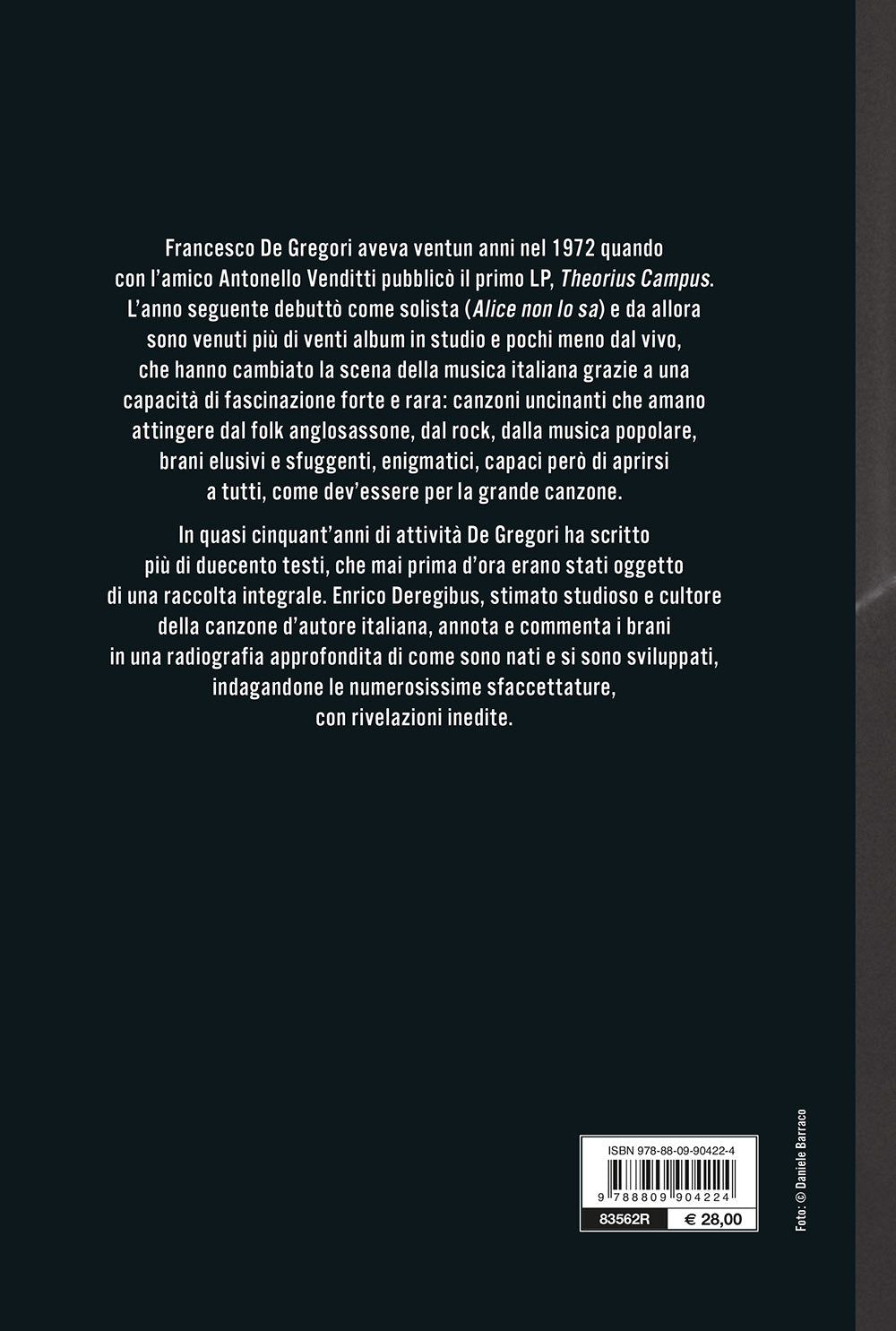 Francesco De Gregori::I testi. La storia delle canzoni