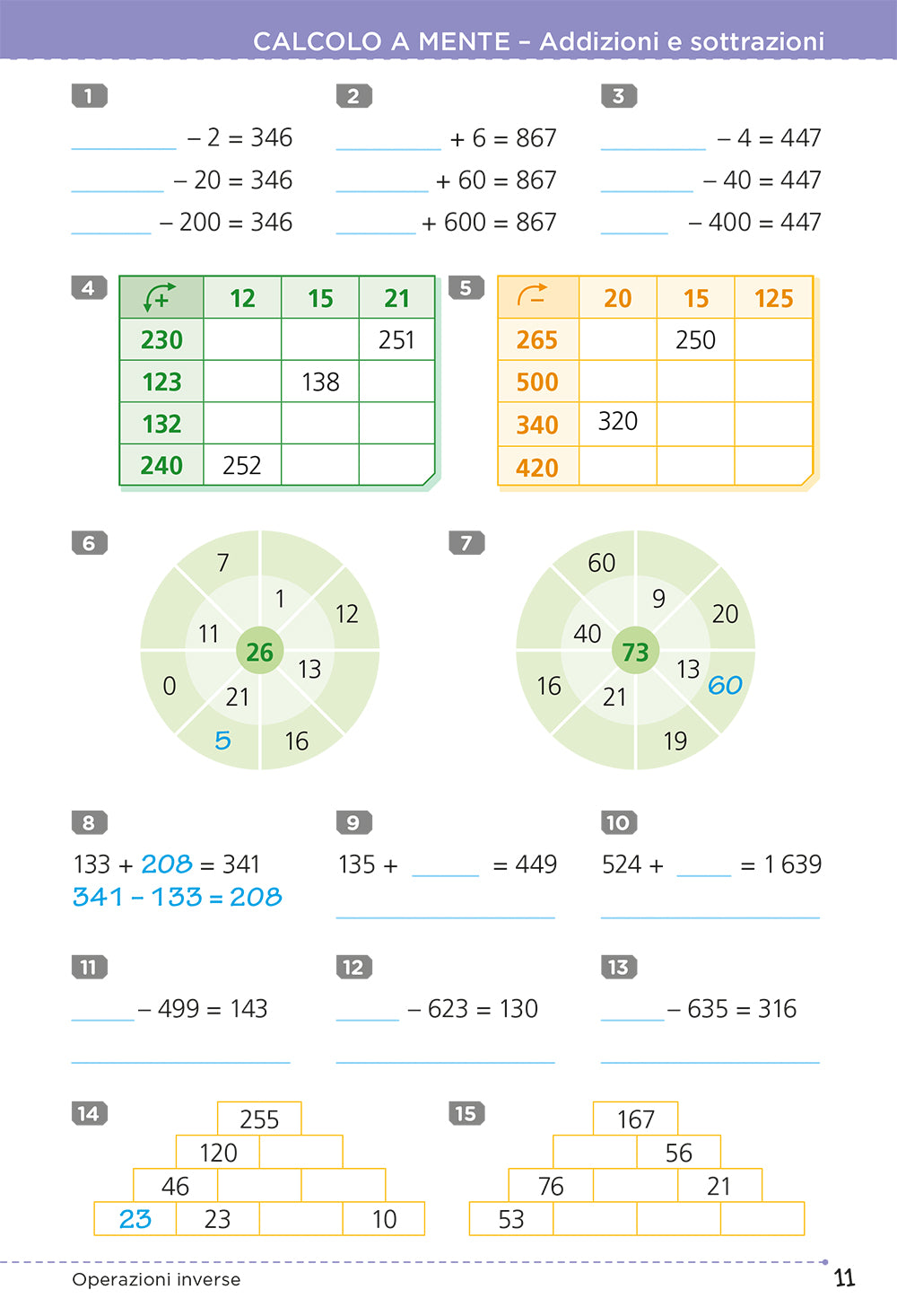 Superallenamento Matematica::Le quattro operazioni