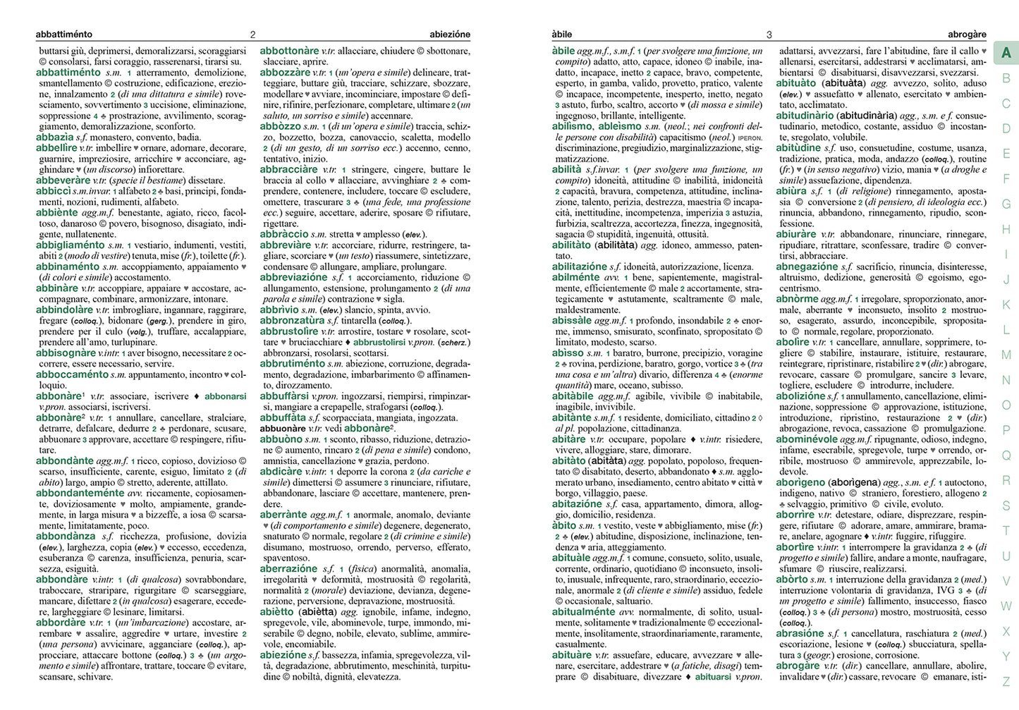 Dizionario dei sinonimi e contrari