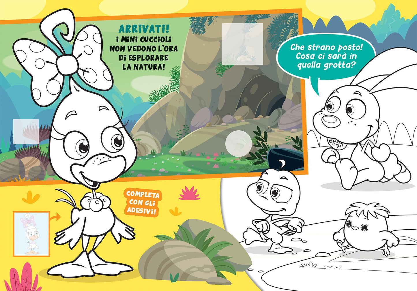 Mini Cuccioli e i DinoCuccioli. Il mio primo libro da colorare