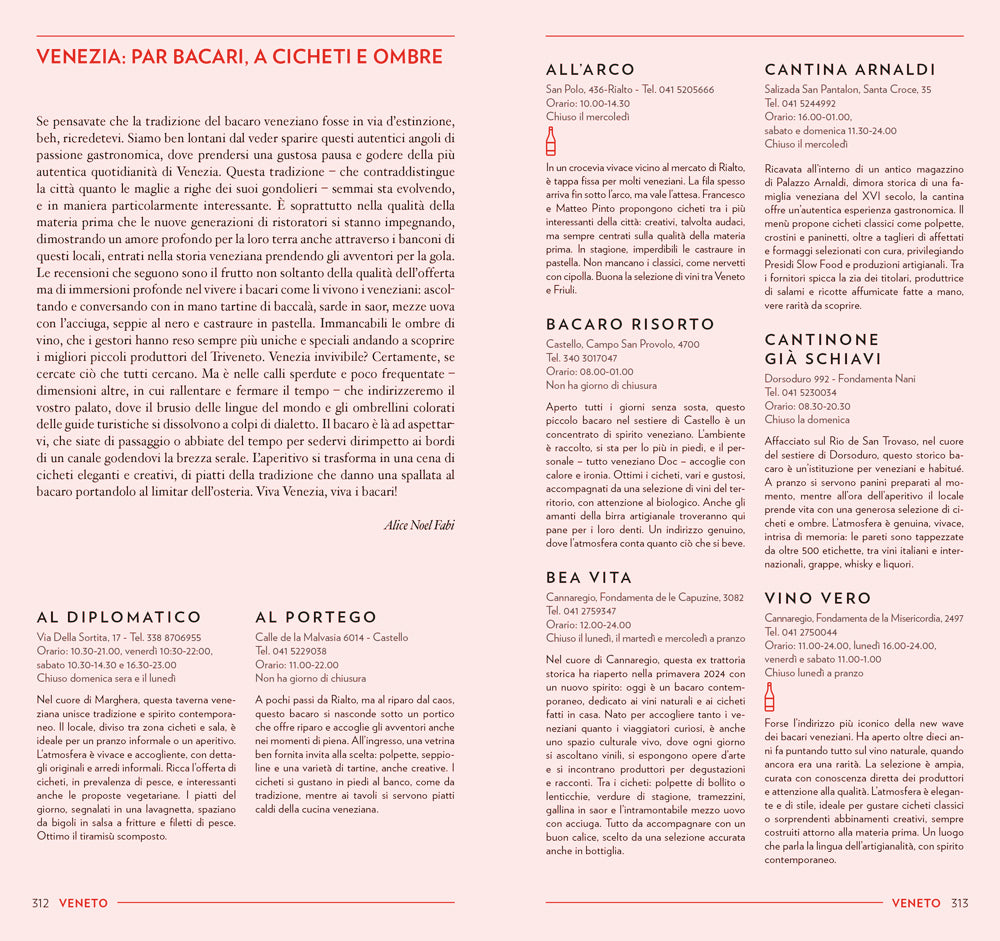 OSTERIE D'ITALIA 2026::SUSSIDIARIO DEL MANGIARBERE ALL'ITALIANA