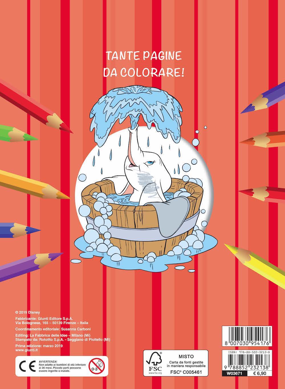 Maxi Supercolor - Colora gli animali::Dumbo, Il re leone, Il libro della giungla