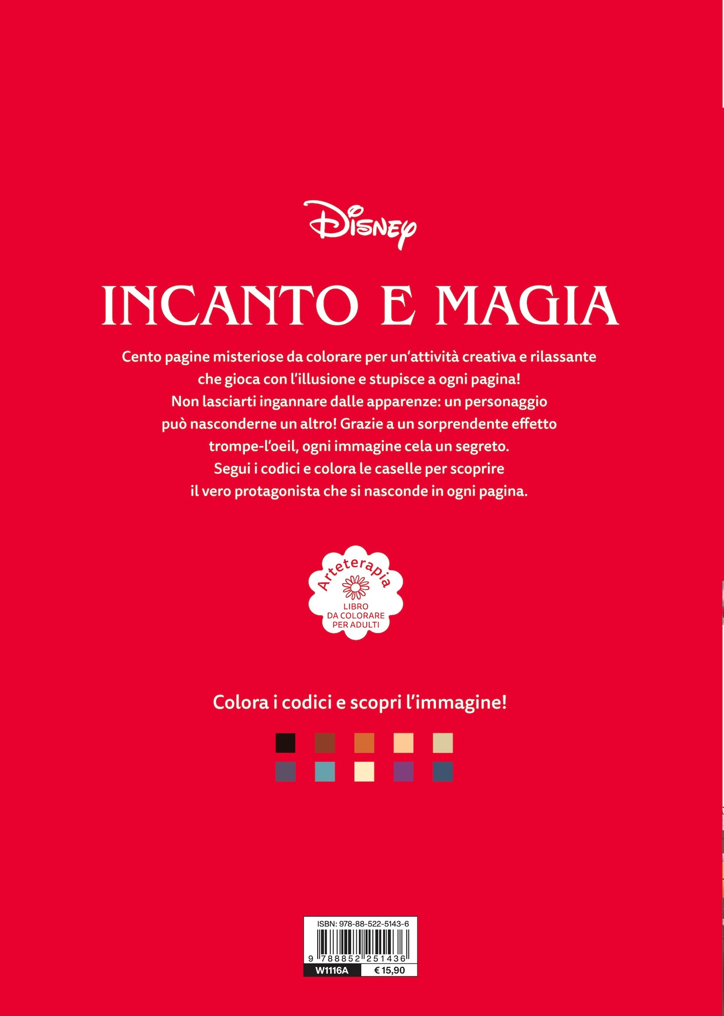 Incanto e magia Colori Misteriosi::Arteterapia Libro da colorare per adulti