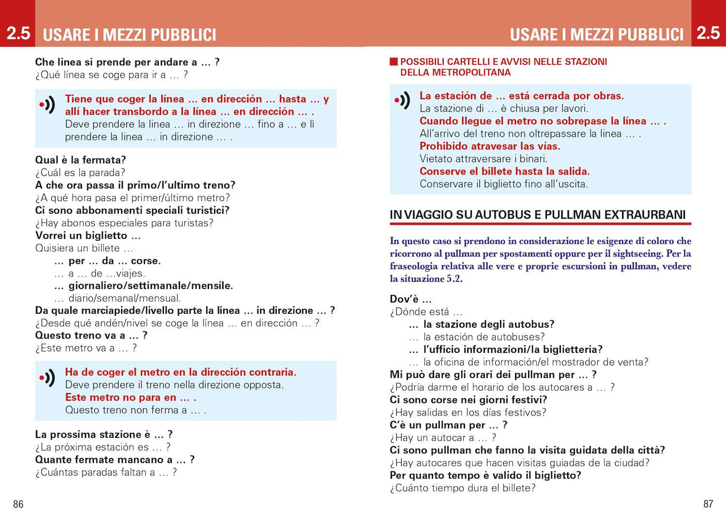 SPAGNOLO PER VIAGGIARE::Frasario/Dizionario