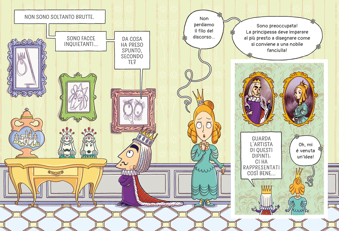 La principessa che disegnava le facce brutte