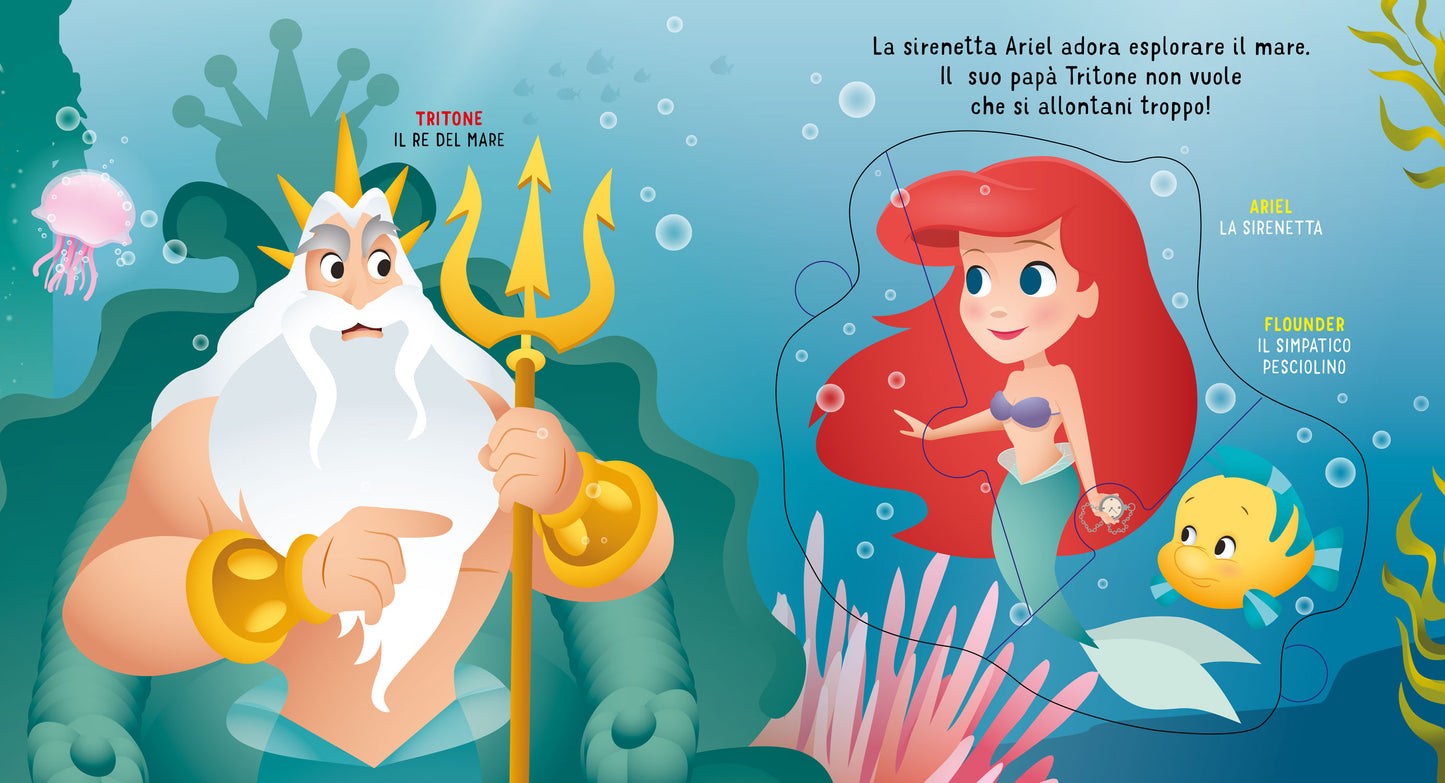Libro Maxi Puzzle Disney Principesse Migliori amiche::Gioca e impara a conoscerle