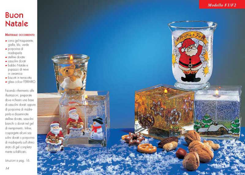 Candele in gel per tutte le occasioni