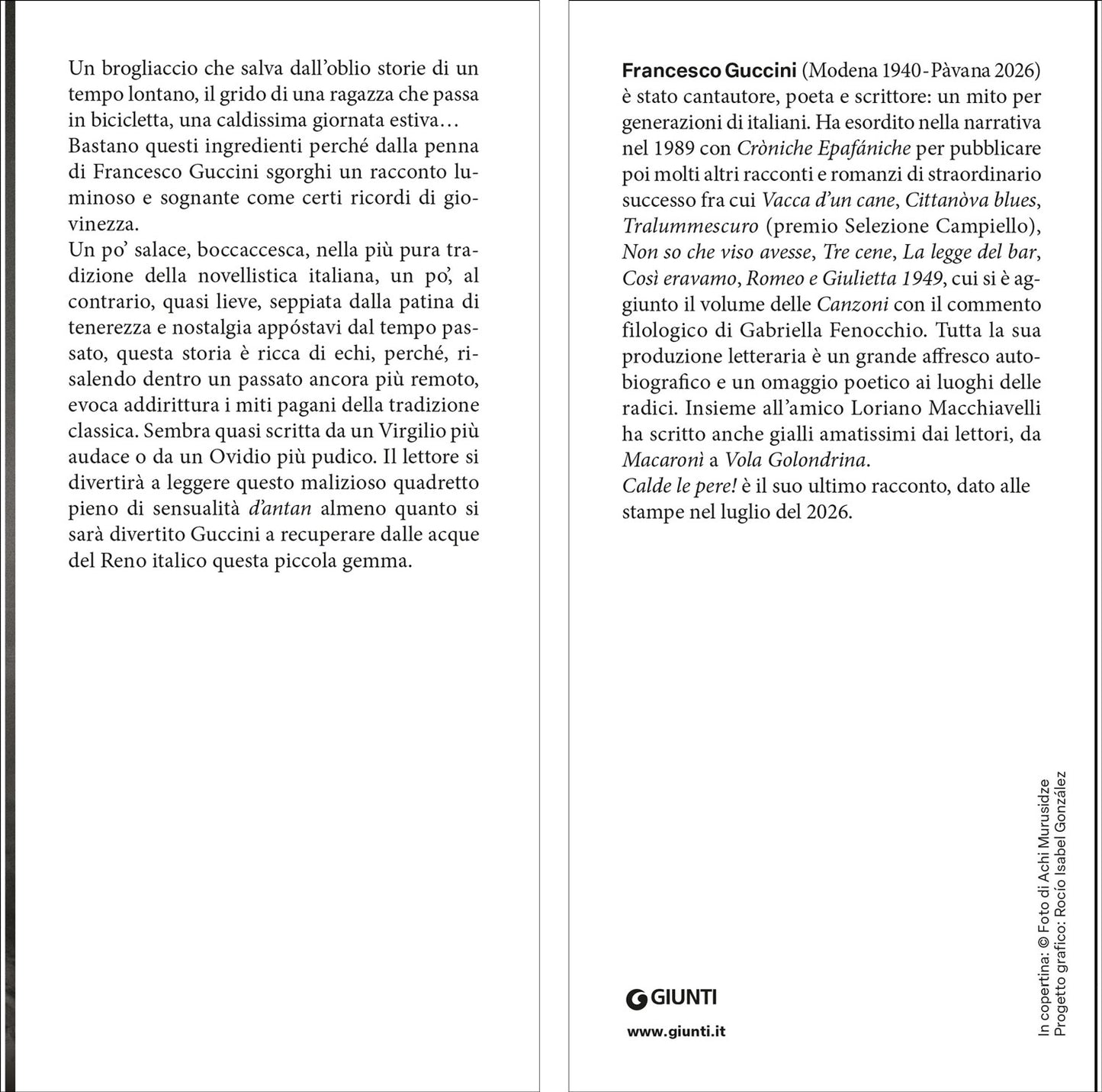 Calde le pere!::Storia di un fiume e di una integerrima fanciulla