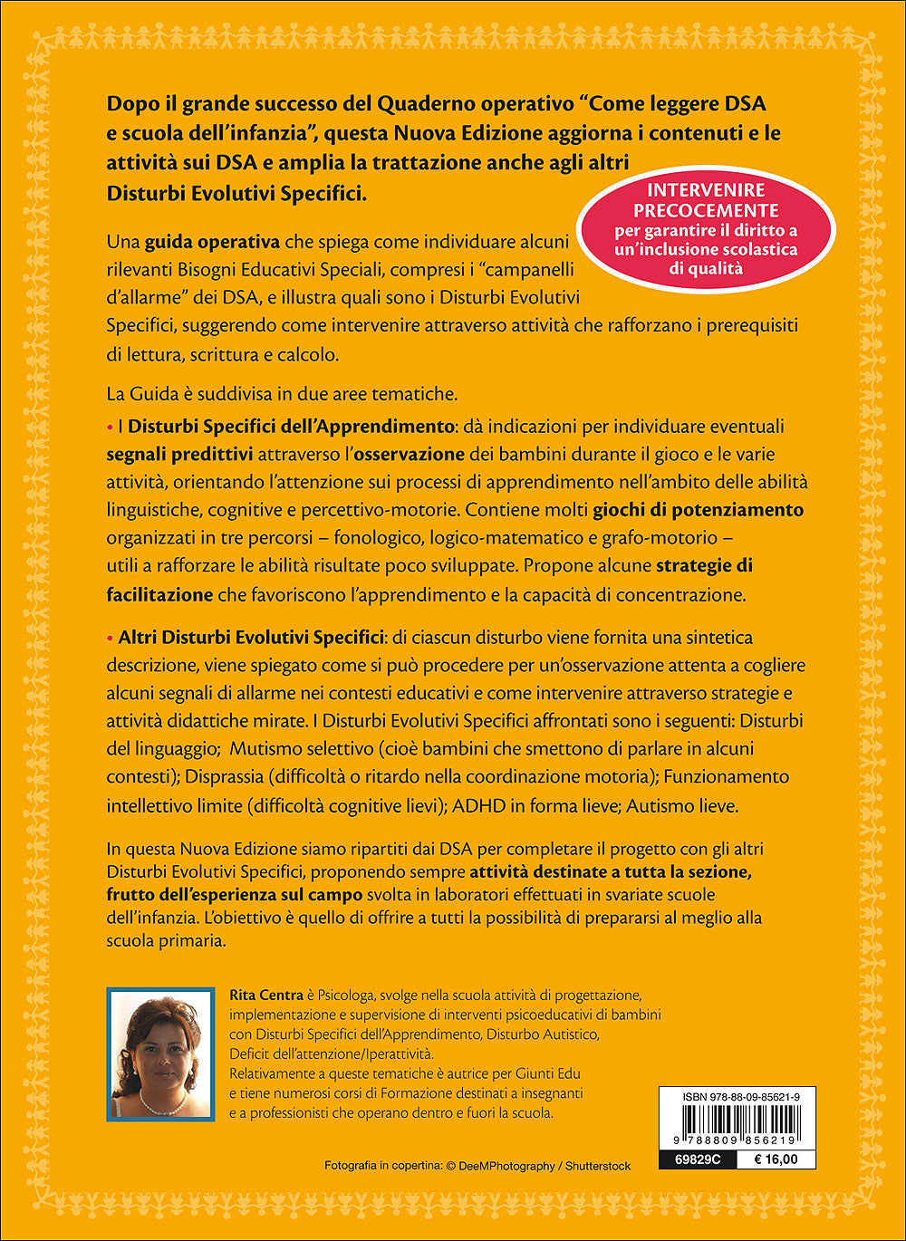 BES e DSA nella scuola dell'infanzia::Difficoltà e Disturbi Evolutivi Specifici: cosa osservare e come intervenire - Attività ludiche per rafforzare i prerequisiti di lettura, scrittura e calcolo