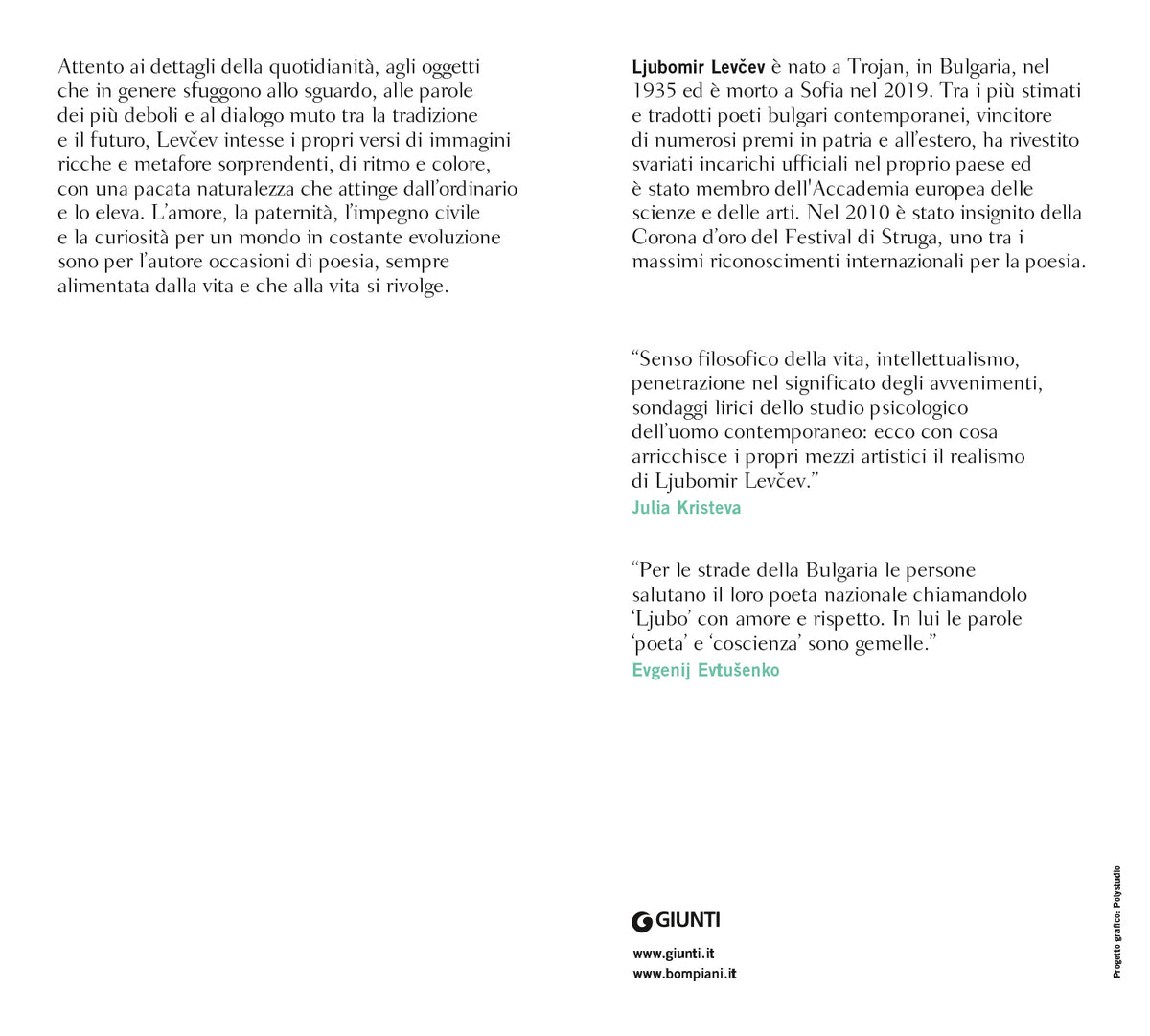 I passi dell'ombra::Testo bulgaro a fronte