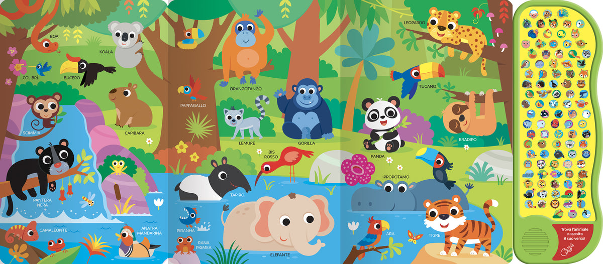 Animali del mondo::100 suoni