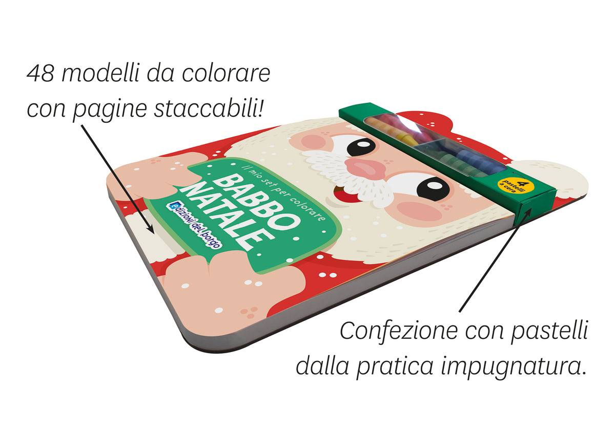 Babbo Natale::Il mio set per colorare