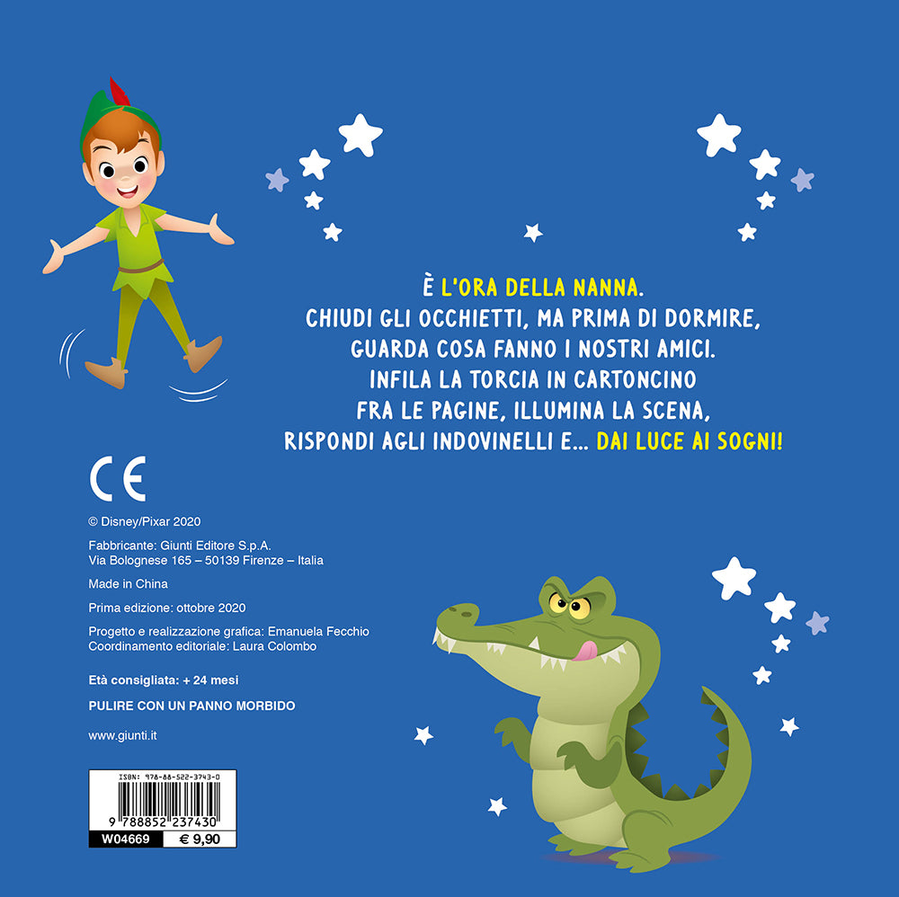 Brillanotte Storie per dare luce ai sogni Disney Baby BABY PRIME SCOPERTE::Con la torcia magica illumina la storia