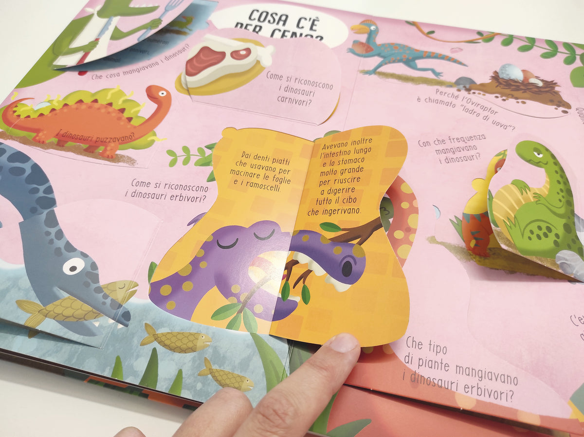 Dinosauri::Solleva le alette e trova le risposte!