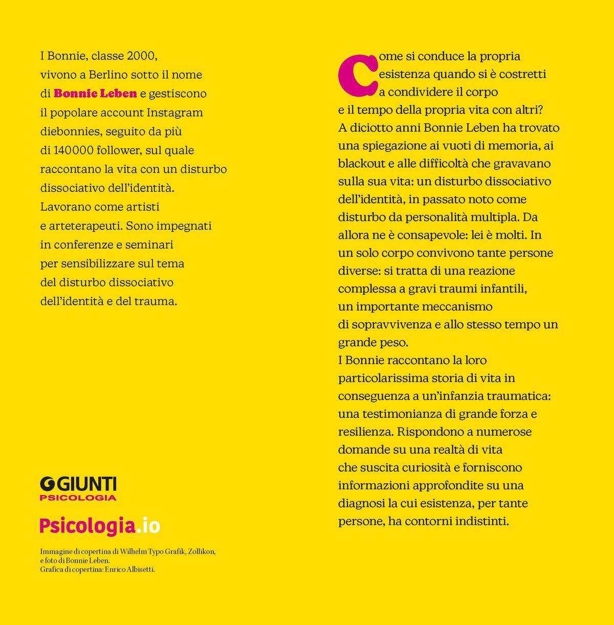 Una Bonnie non arriva mai da sola::La mia vita con il Disturbo Dissociativo d’Identità