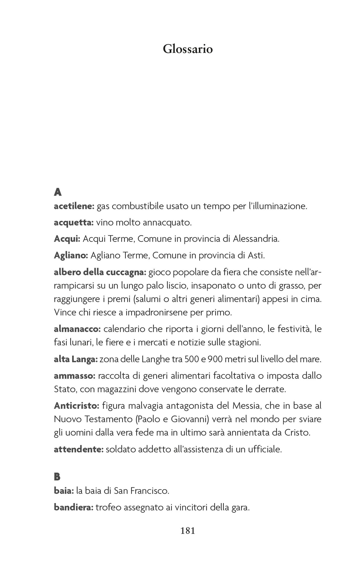 La luna e i falò