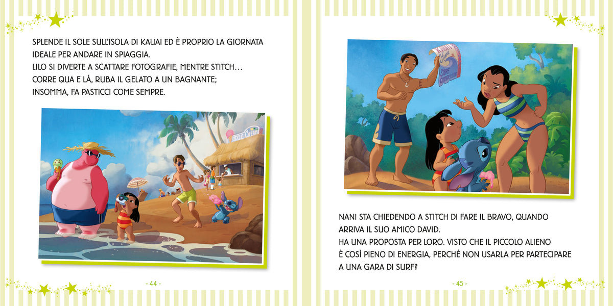Stitch 7 Storie per la settimana::Scritto in stampatello maiuscolo - Che cosa combini, Stitch?