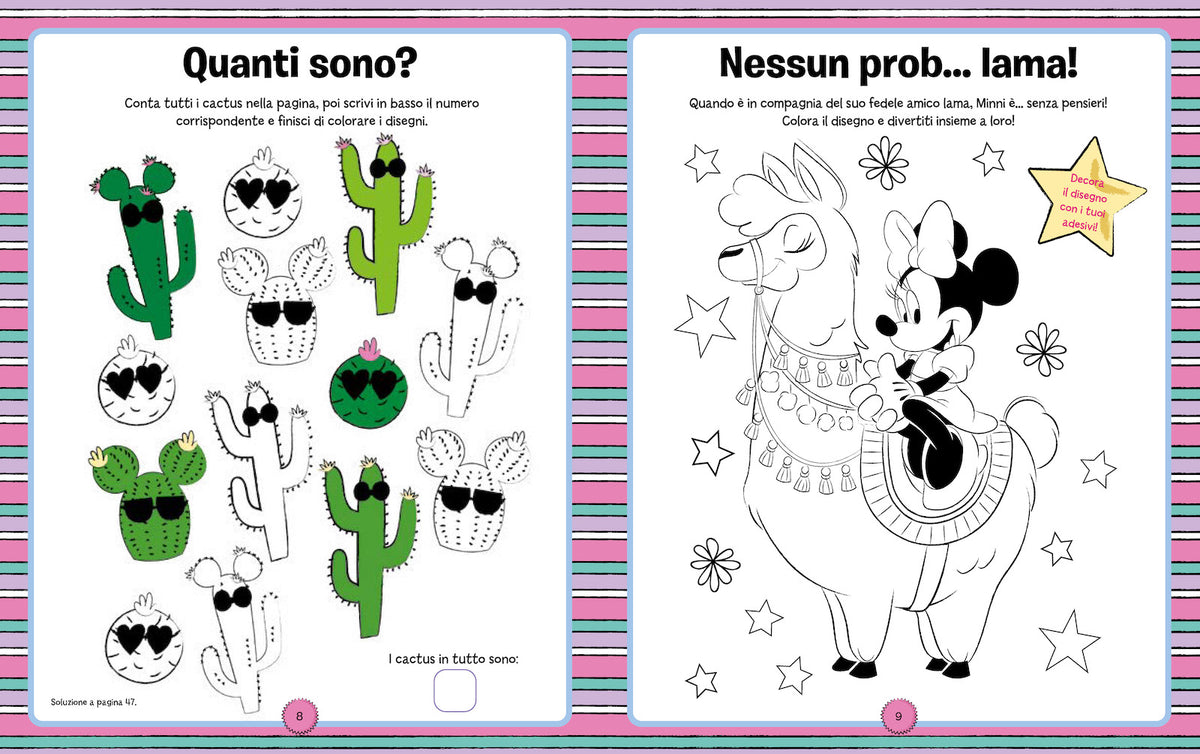 Minnie Unicorni che passione! 1000 Sticker::Tanti giochi e attività