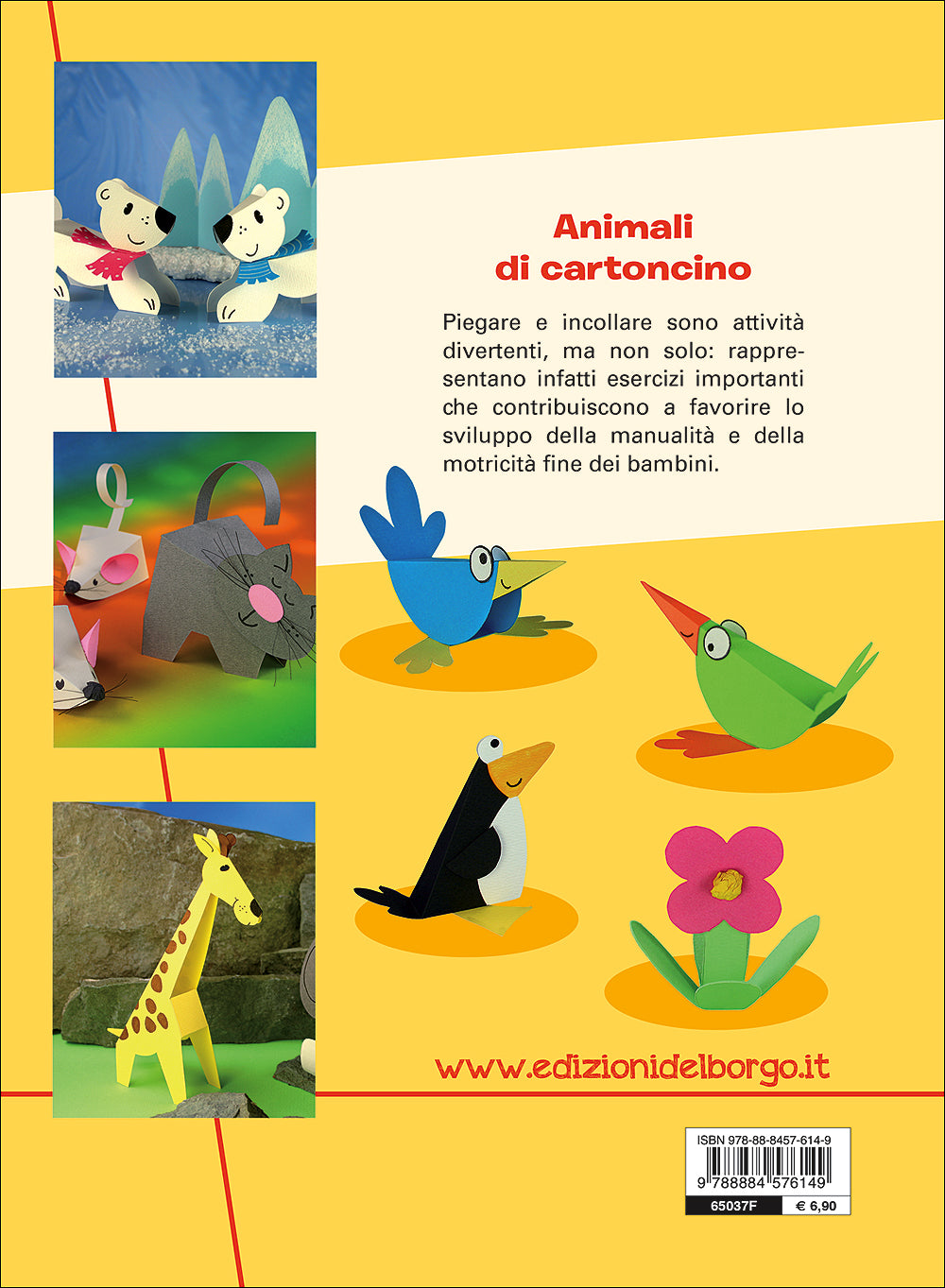 Animali di cartoncino::Con modelli delle attività