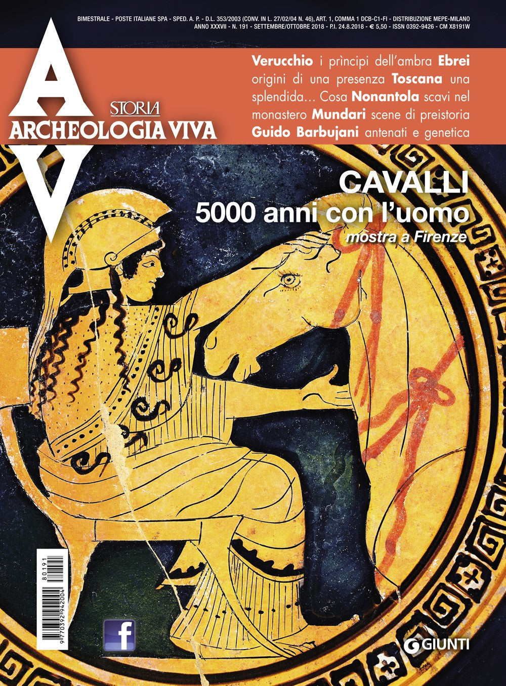 Archeologia Viva n. 191 - settembre/ottobre 2018::Rivista bimestrale