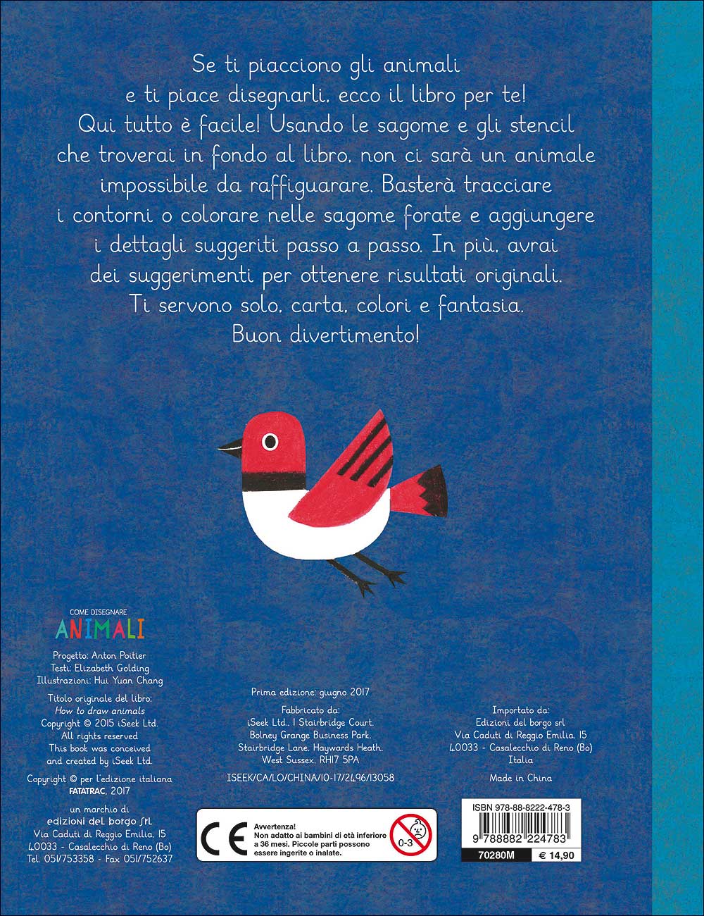 Come disegnare animali::Con più di 70 sagome per disegnare in modo facile e divertente!