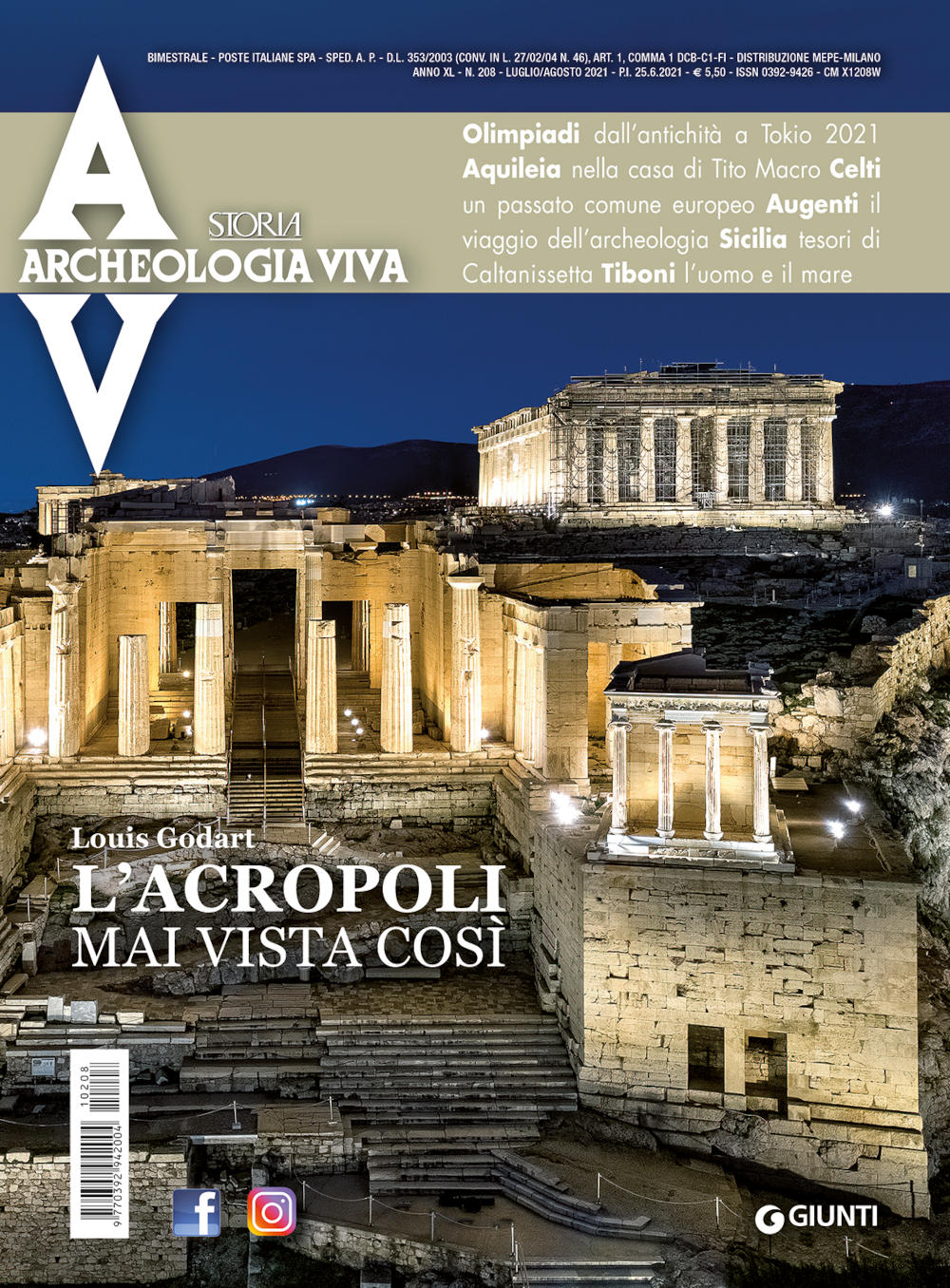 Archeologia Viva n. 208 - luglio/agosto 2021::Rivista bimestrale