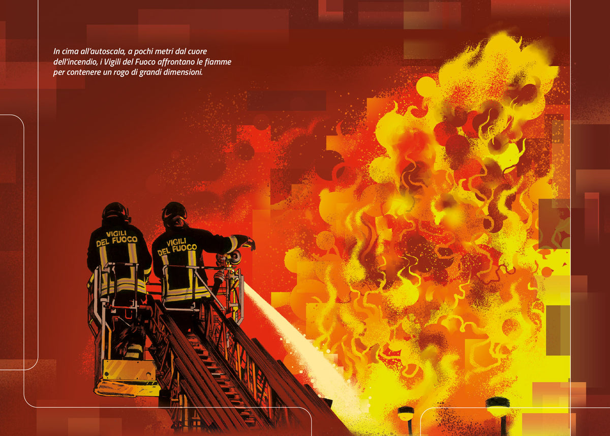 Calendario 2026 Vigili del Fuoco - da tavolo::Nel segno del soccorso