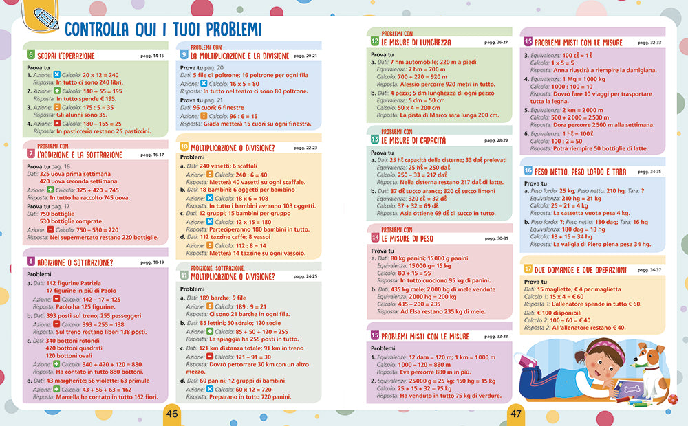 Il quaderno dei problemi di matematica classe 3::Come risolvere i problemi: metodo, esercizi e soluzioni