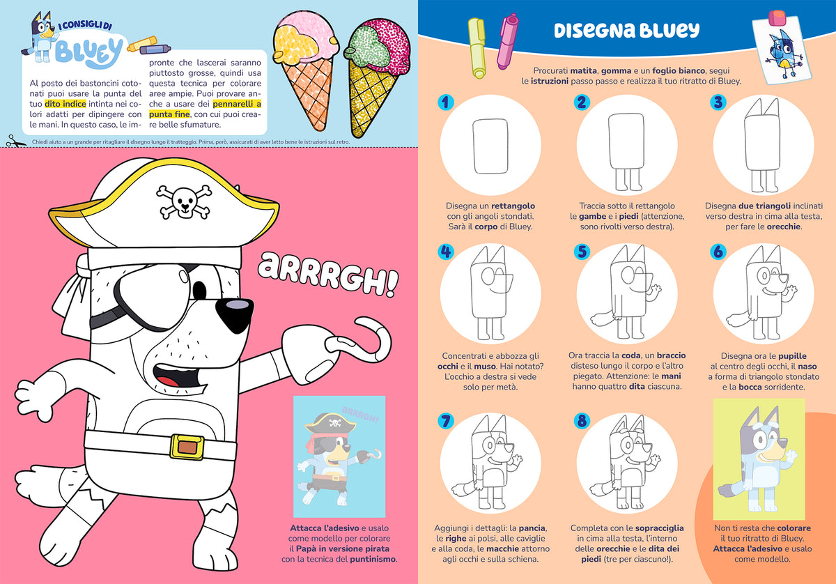 Bluey. Crea con Bluey + Quadro su tela