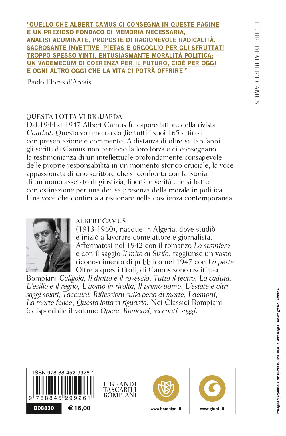 Questa lotta vi riguarda::Corispondenze per Combat 1944-1947
