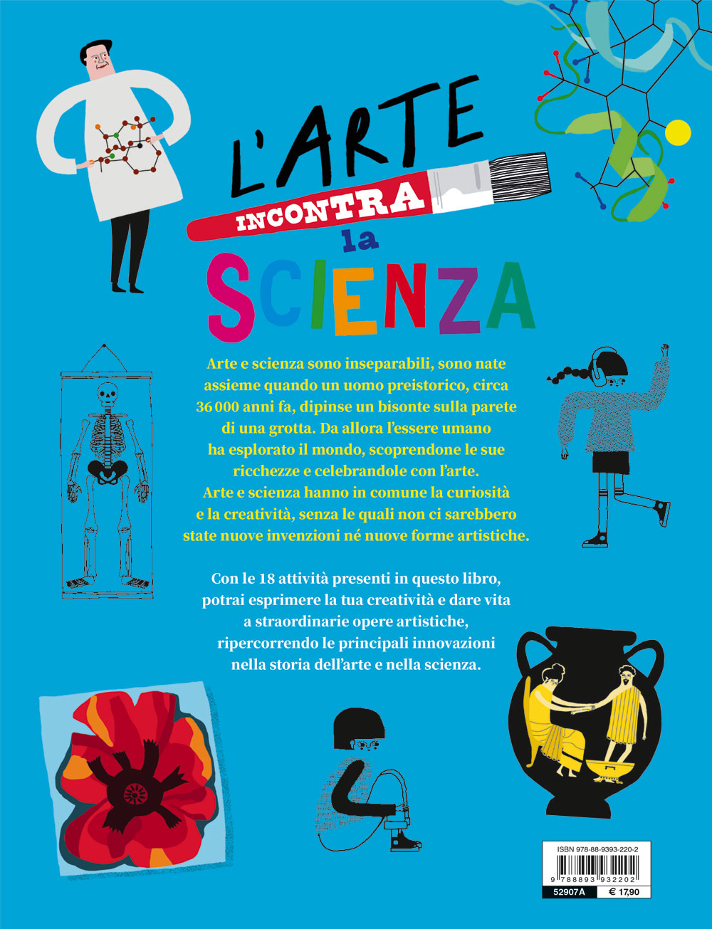 L’arte incontra la scienza::Con 18 attività per essere creativi