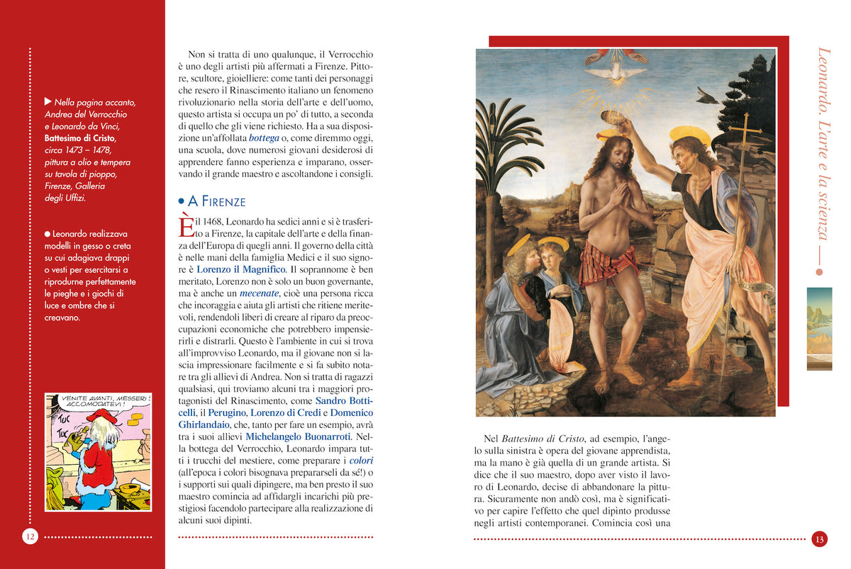 Scoprire l'arte Leonardo Michelangelo Raffaello
