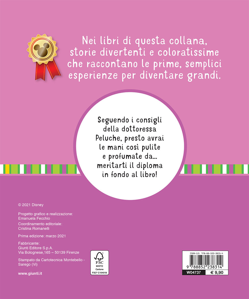 Laviamo le mani Le mie prime storie ::Disney Dott.ssa Peluche
