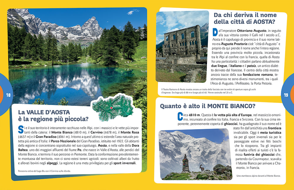 Geografia. Regioni d'Italia e paesi del mondo