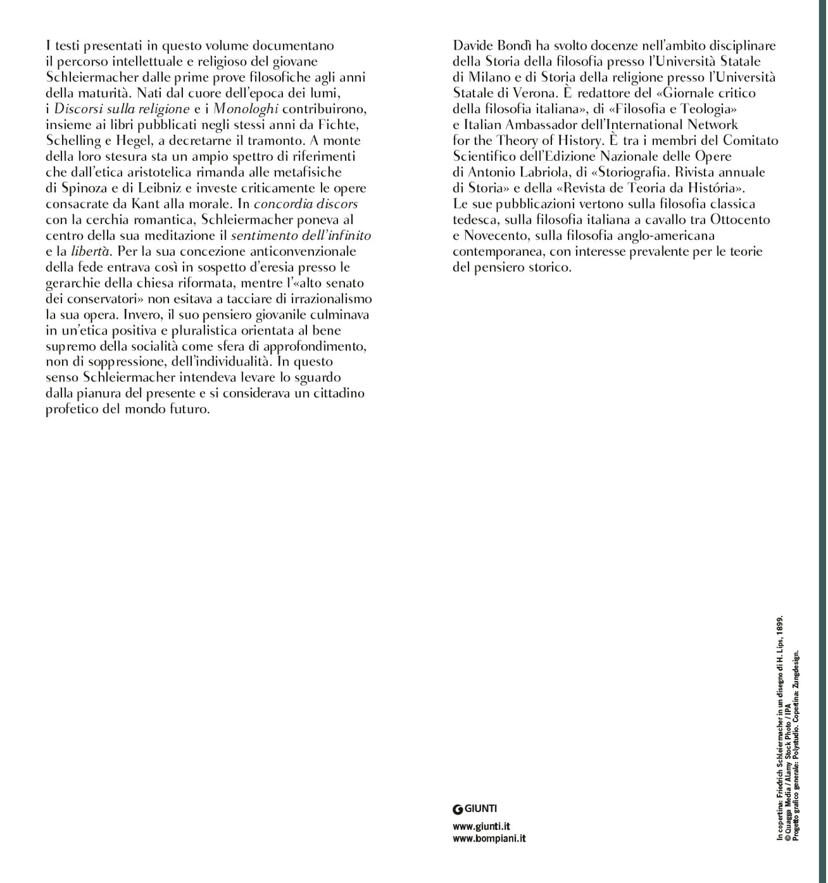 Scritti di filosofia e religione 1792-1806::Testo tedesco a fronte