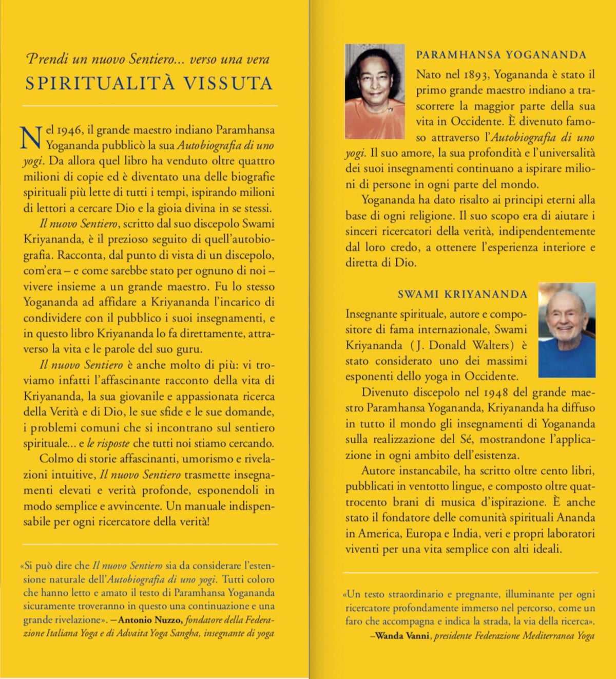 Il nuovo Sentiero::La mia vita con Paramhansa Yogananda