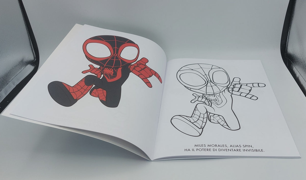 Primo album da colorare Marvel Spidey e i suoi fantastici amici::Un team di eroi