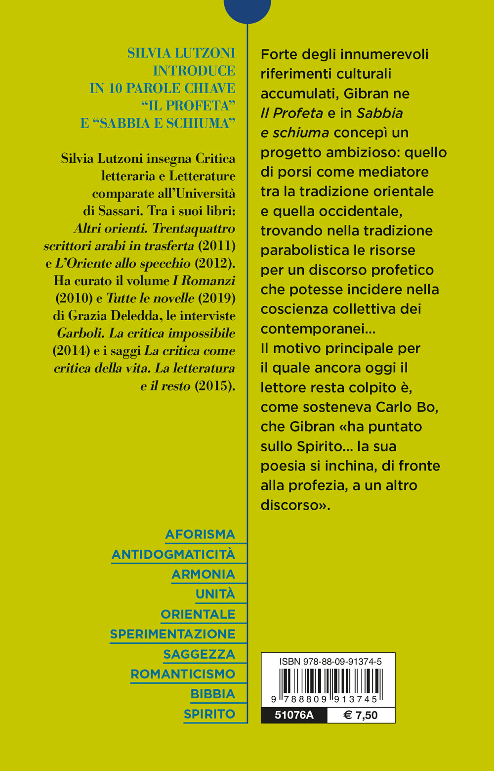 Il profeta - Sabbia e schiuma