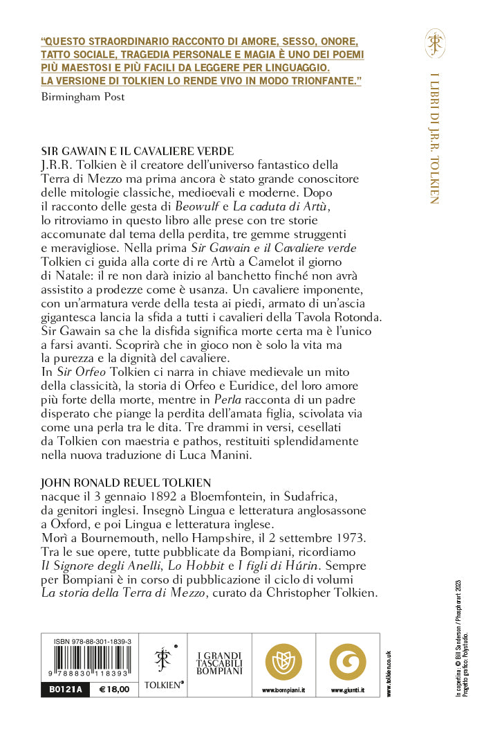 Sir Gawain e il cavaliere verde::Con Perla e Sir Orfeo